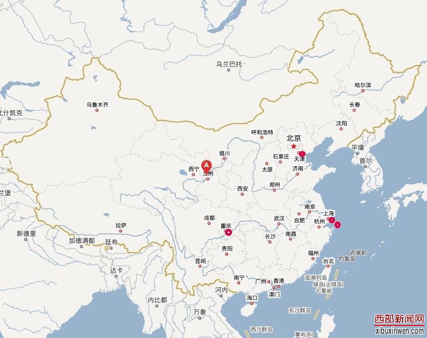 兰州新区位置图