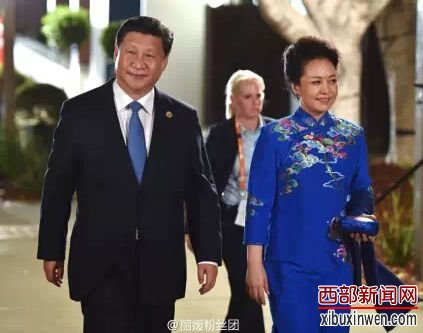 习近平和彭丽媛。 习近平和彭丽媛。
